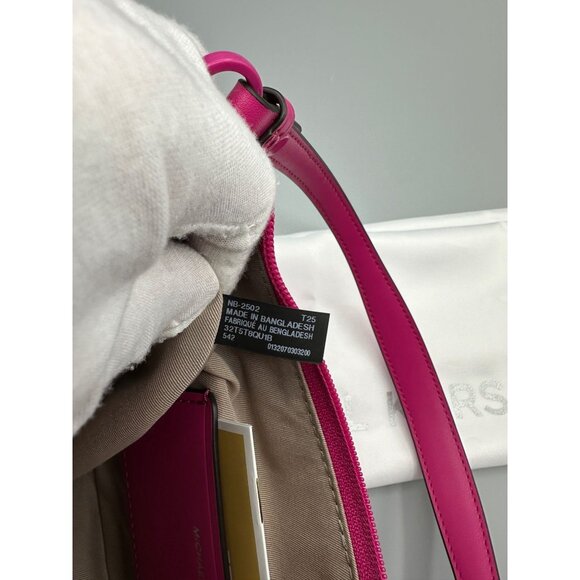 Michael Kors Small Kayla Wild Berry Convertible Pouchette Shoulder Crossbody NWT - Picture 6 of 10